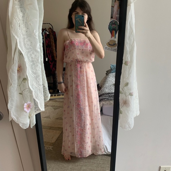 Neiman marcus ‘70s Floral Gown - Picture 5 of 10